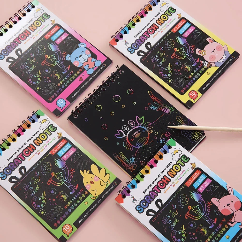 Rainbow Magic Scratch Off Coloring Set