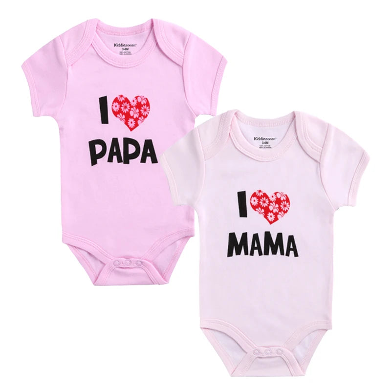 I love Mum and Dad 2PCS Newborn Romper