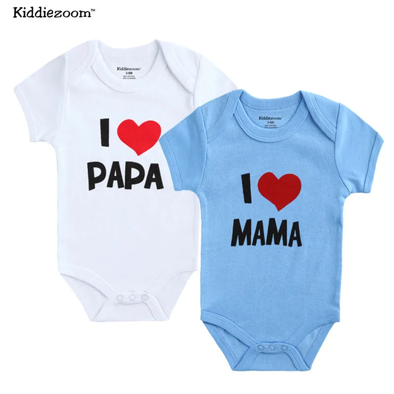 I love Mum and Dad 2PCS Newborn Romper