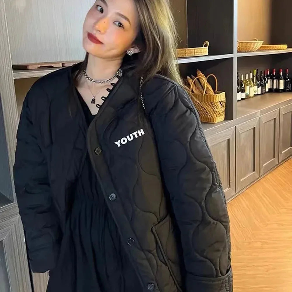 Winter Parka Zip Up Jacket
