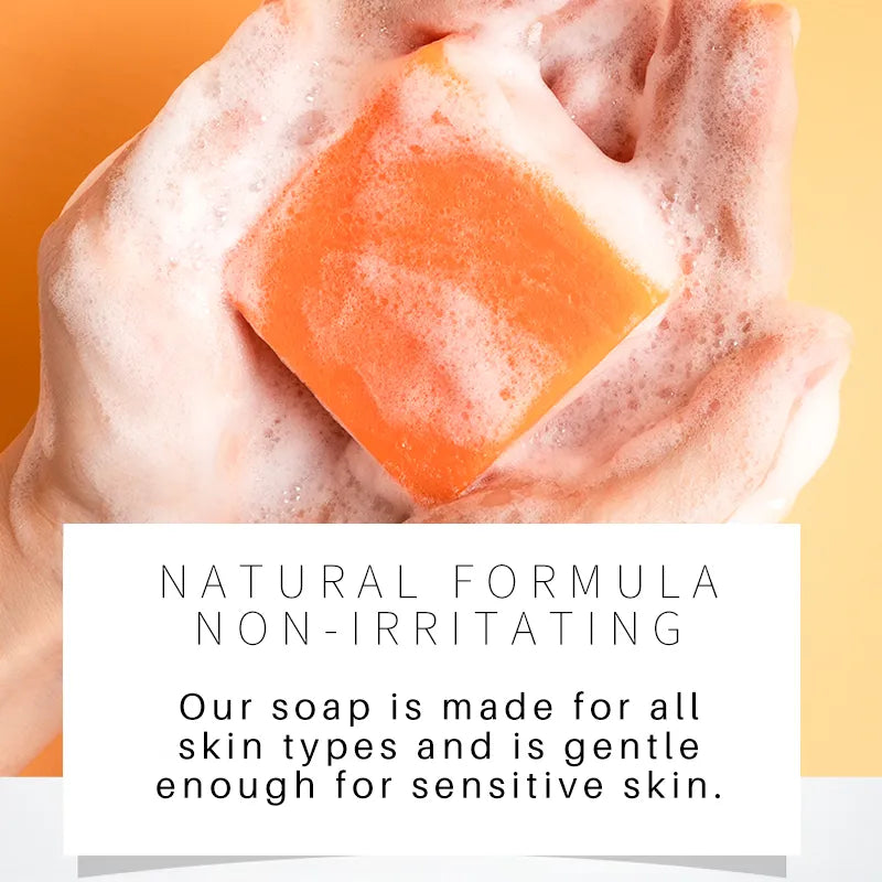Turmeric Soap Face Cleansing Anti Acne Whitening Skin